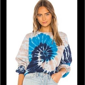 AGolde tie dye sweatshirt.